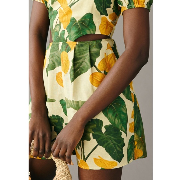 FARM Rio Farm Rio Cutout Tie-Back Romper | Sz XL - Picture 4 of 5